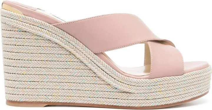 Dovina 100mm espadrille wedges