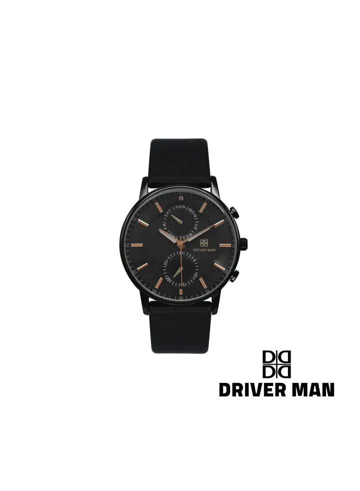 Armani men's leather watch