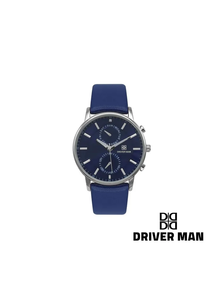 Armani men's leather watch