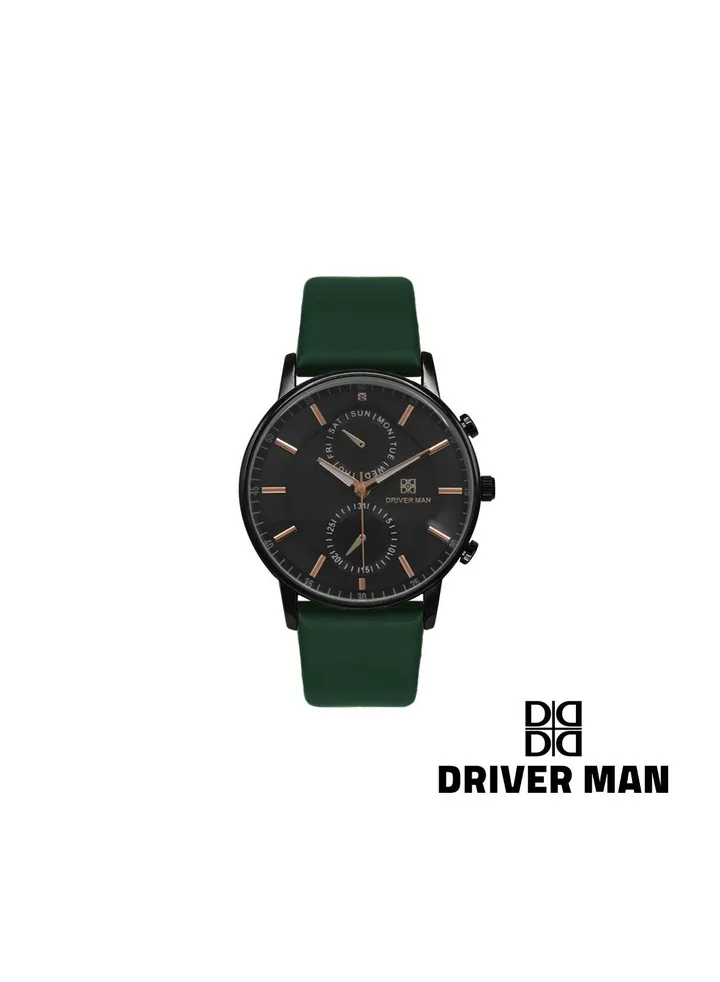 Armani men's leather watch