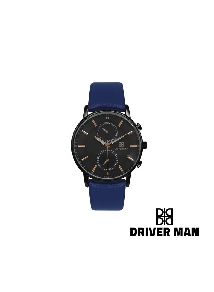 Armani men's leather watch