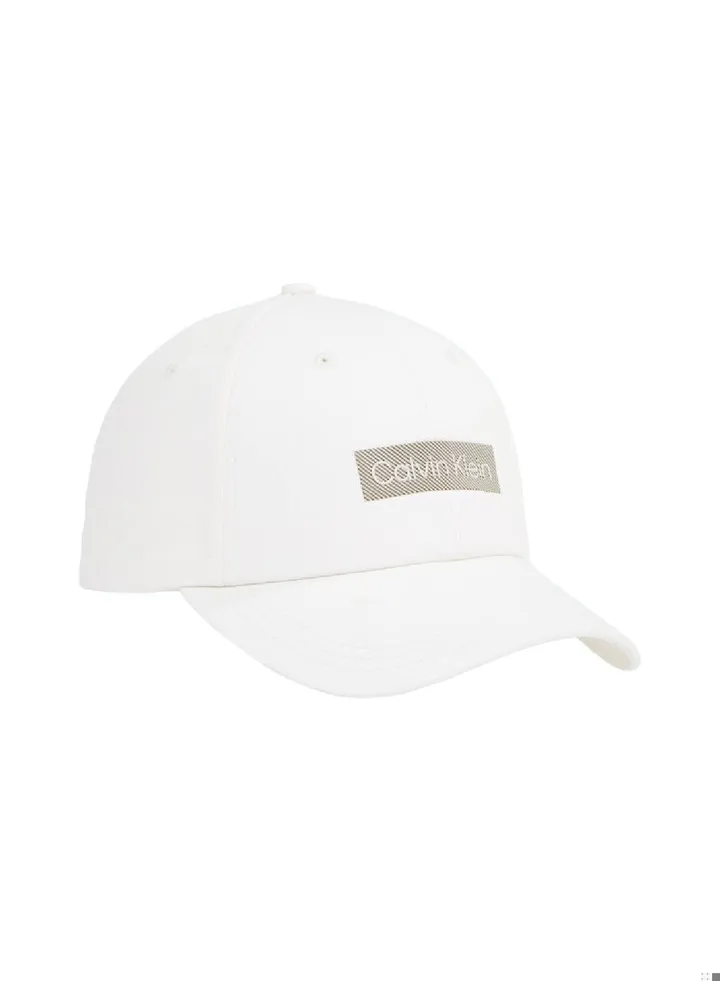 Men's Twill Cap - organic cotton twill, White