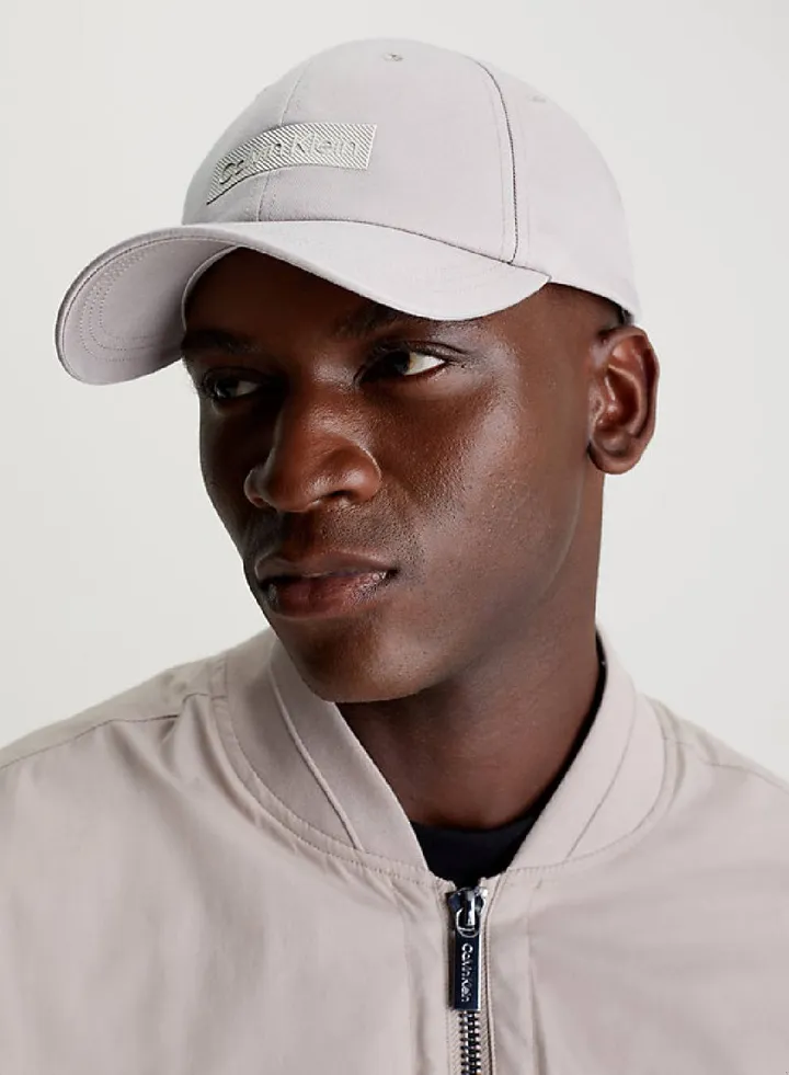 Men's Twill Cap - organic cotton twill, Grey