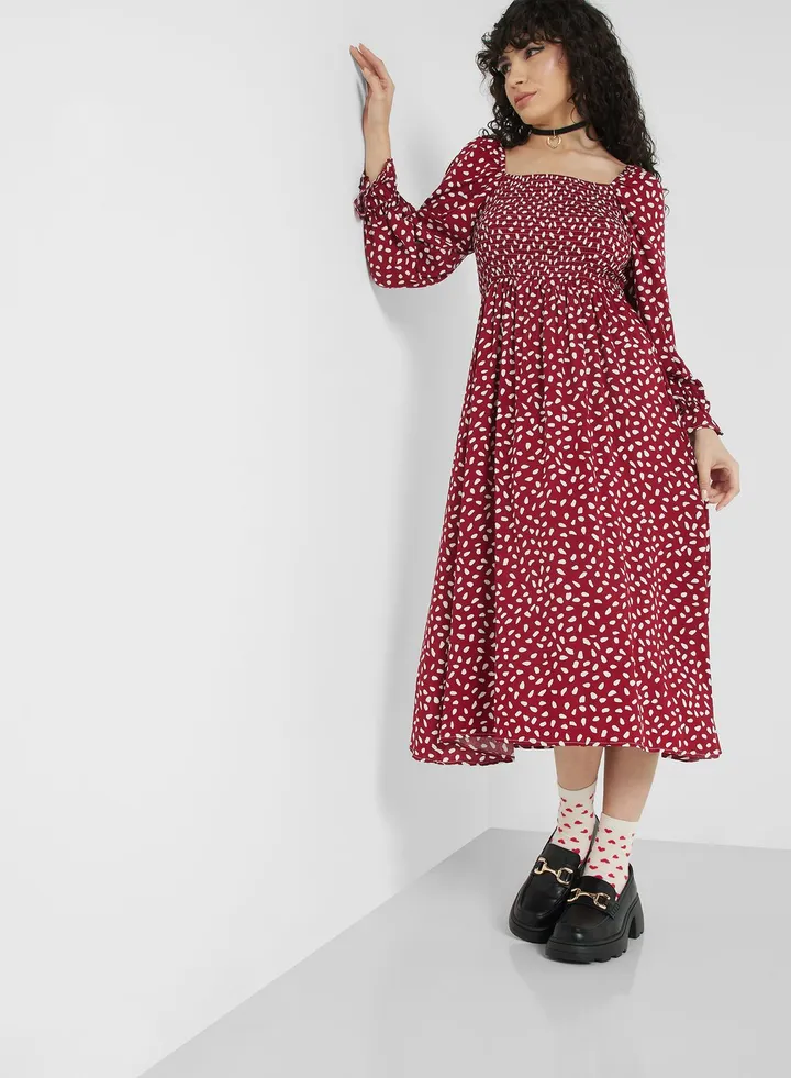 Urban Minx Ditsy Print Dress
