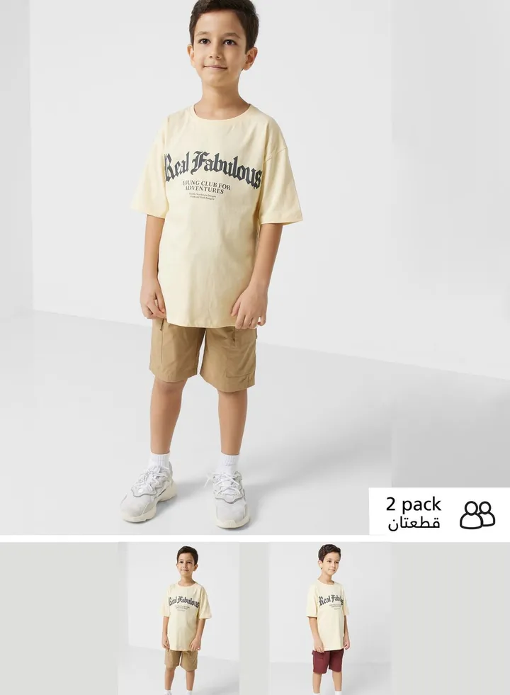 2 Pack Shorts For Boys