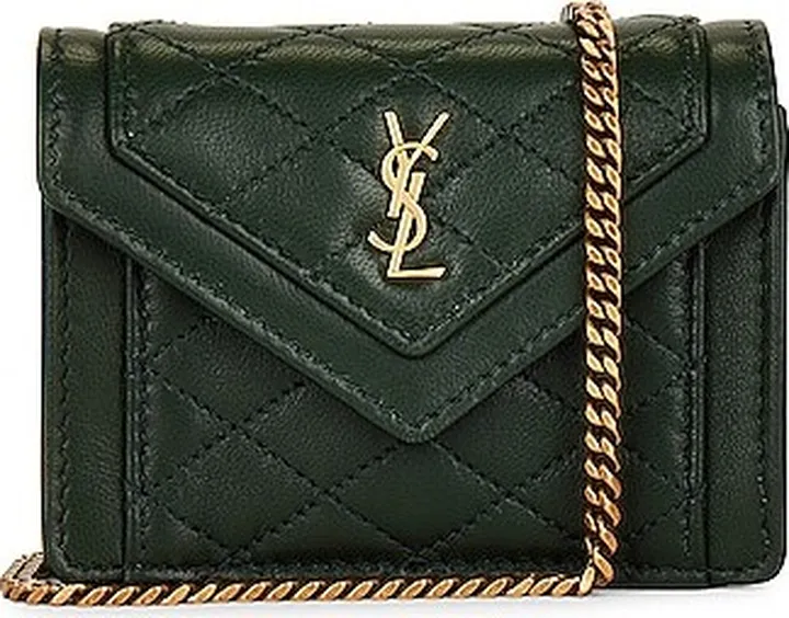 Saint Laurent Mini Gaby Bag in Dark Green