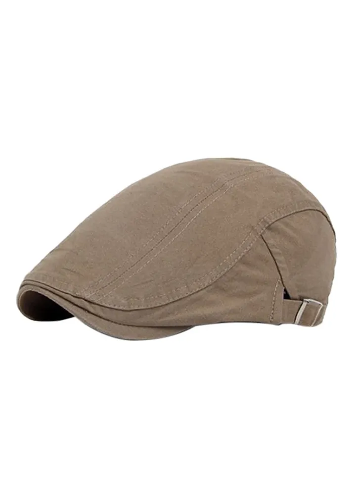 Classic Beret Cap Light Khaki