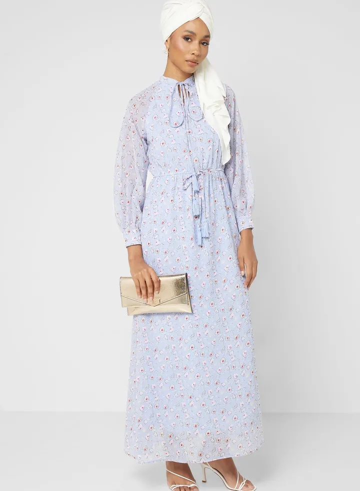 Ditsy Printed Dress