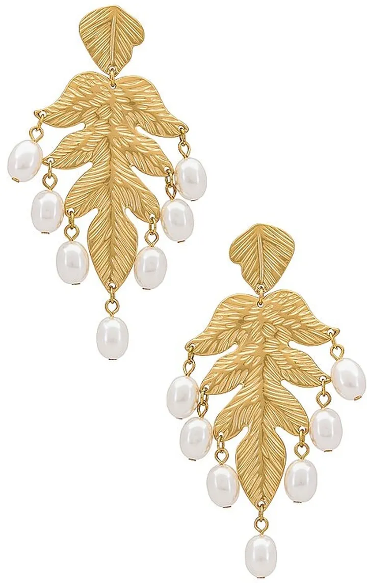 Leaf Drop Earrings