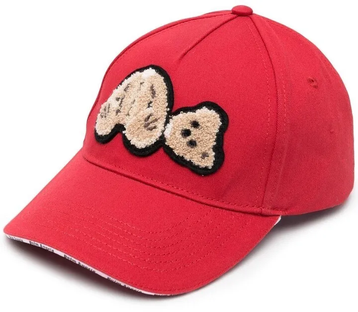 Teddy Bear appliqué cap