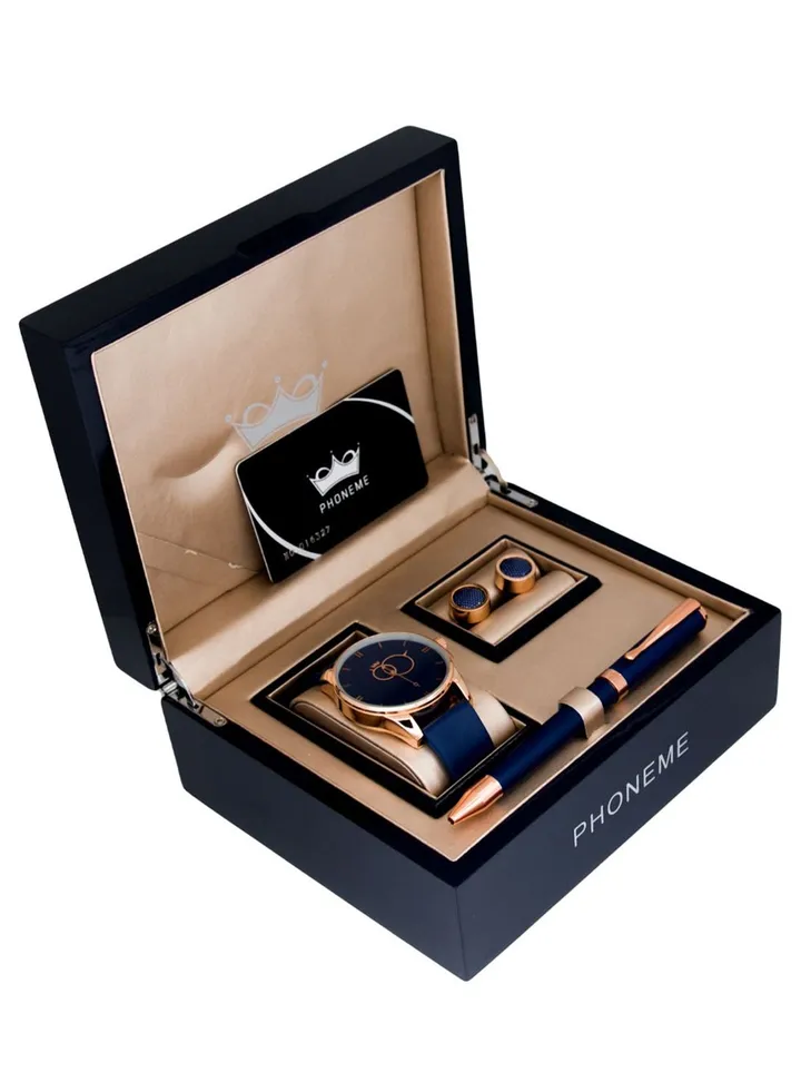 men Analog Quartz Round Alloy Watch 2007569