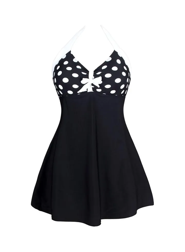 One-Piece Swimwear Black/White