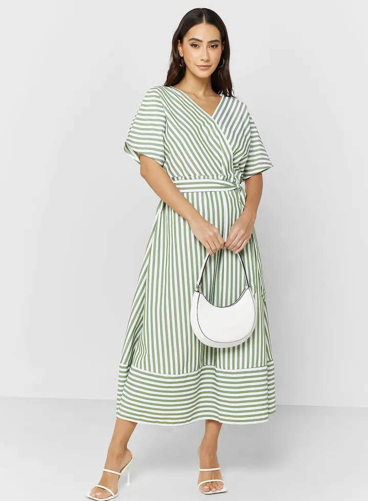 Stripe Slit Dress