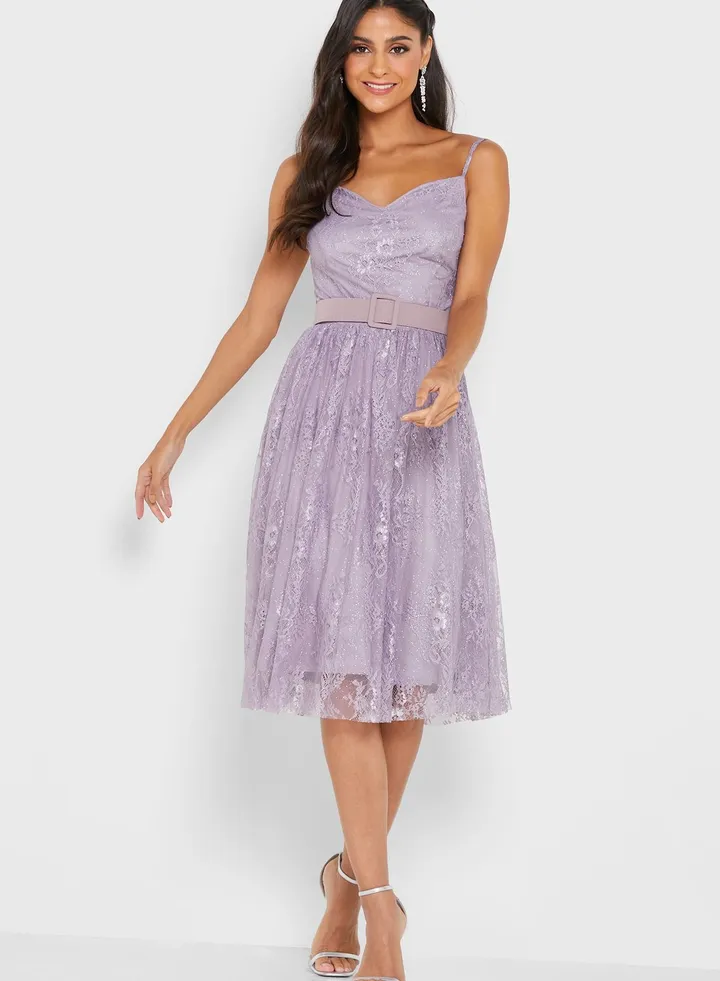 Lace Flare Dress