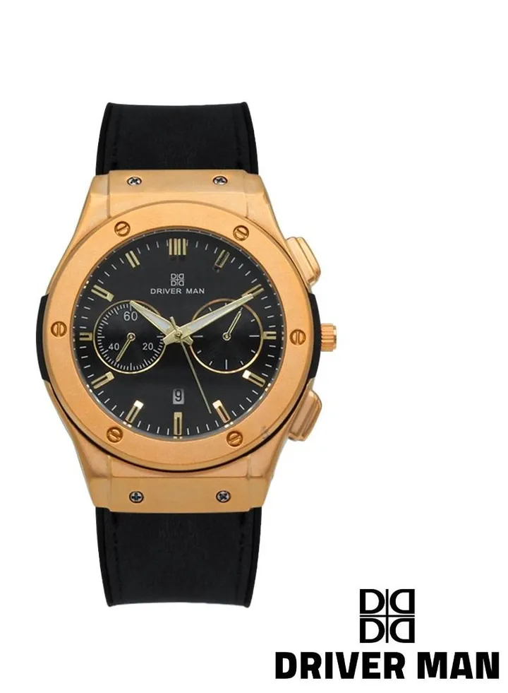Driver man leather watch
