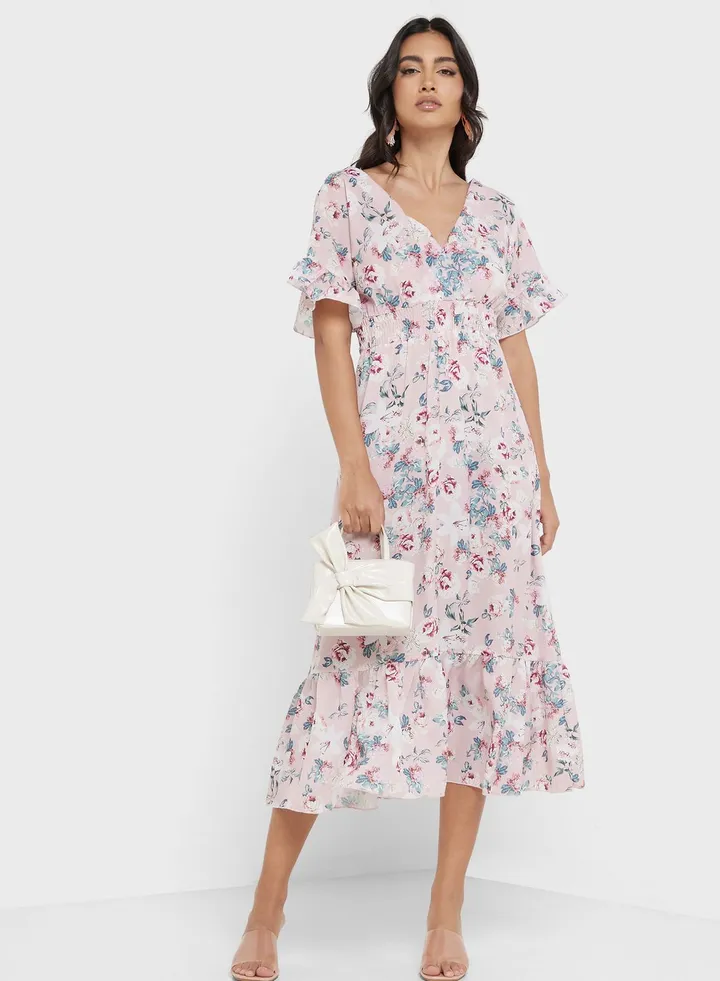 Floral Printed Dress