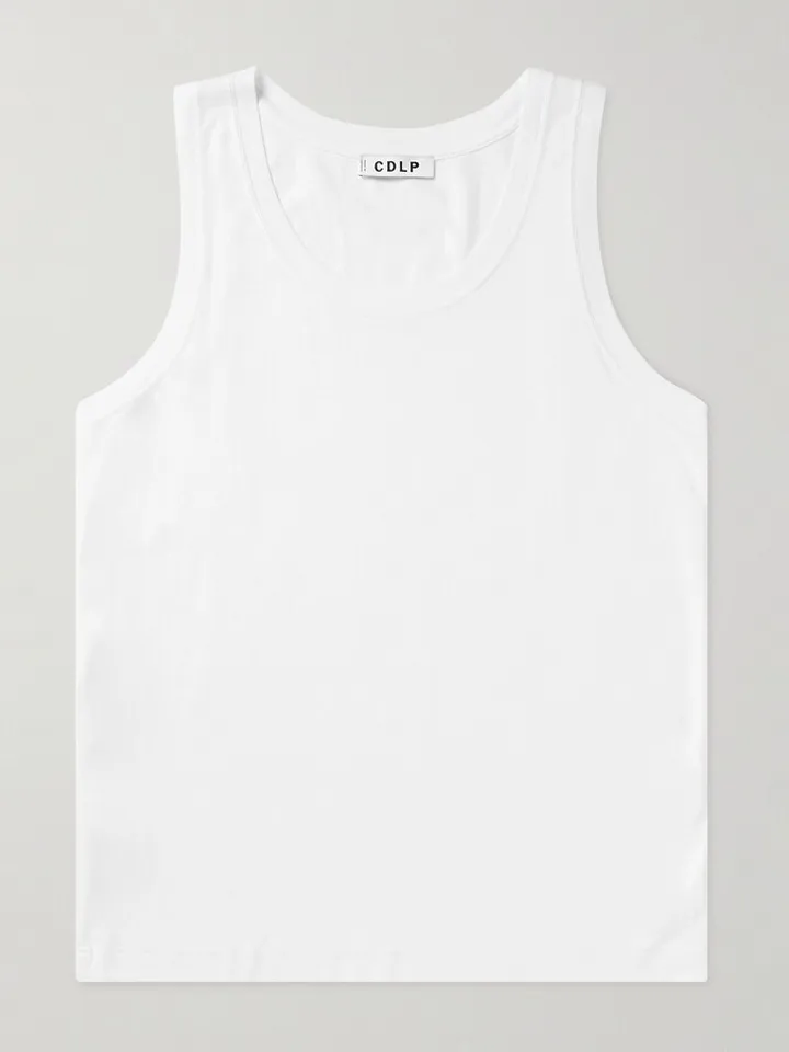 Lyocell and Pima Cotton-Blend Jersey Tank Top