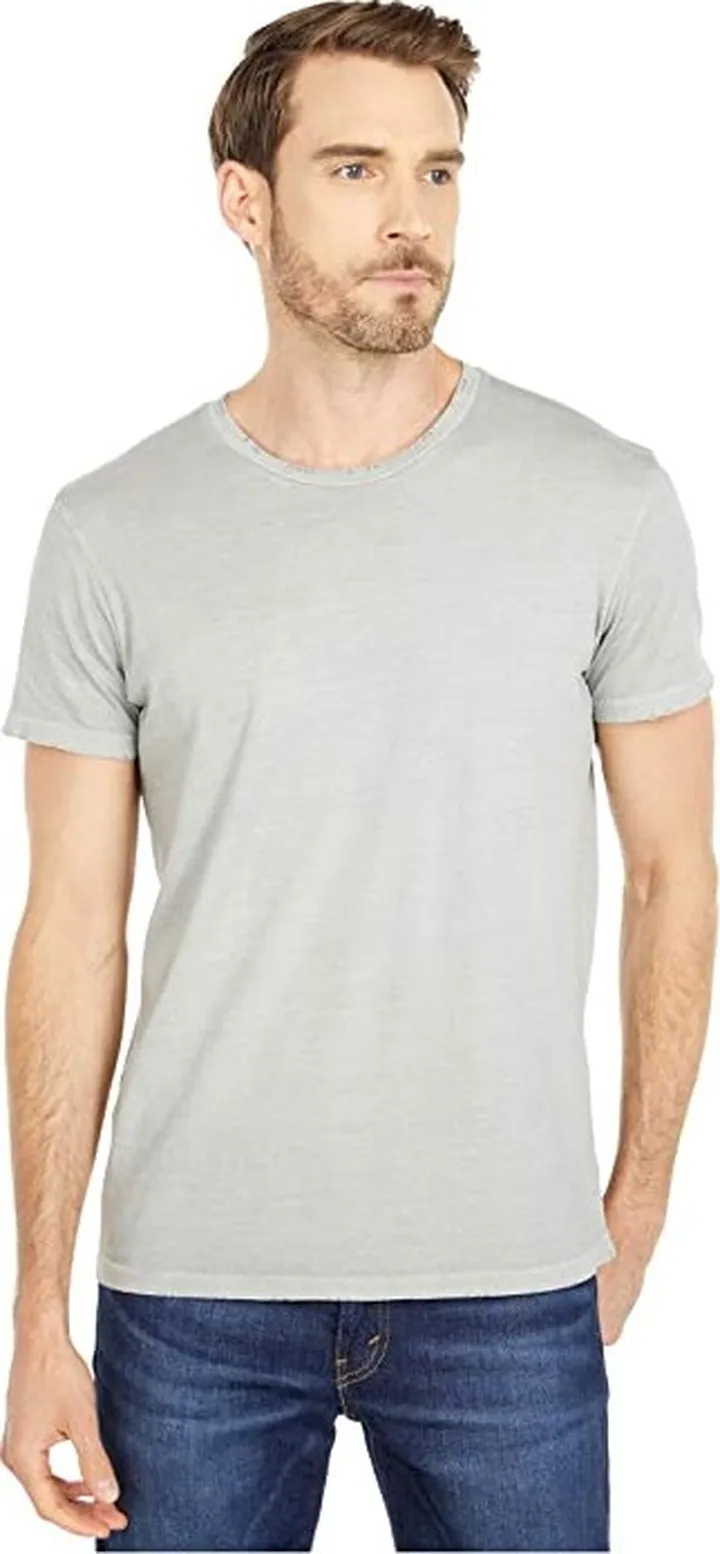 Alternative Distressed Heritage Tee (Grey Pigment) Men's T Shirt