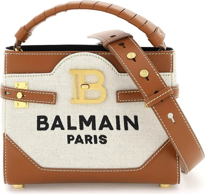'b-buzz' Canvas And Leather Handbag