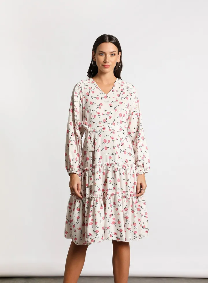 Women's Knee Length Dress Aspic