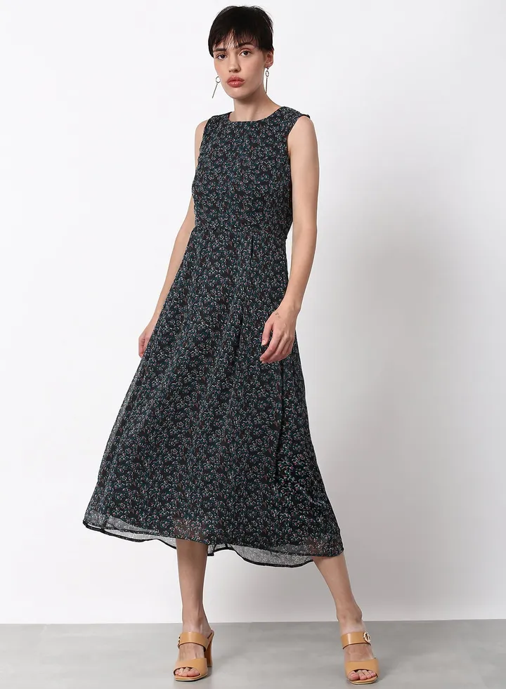 Regular Fit Casual Dress Dark Grey
