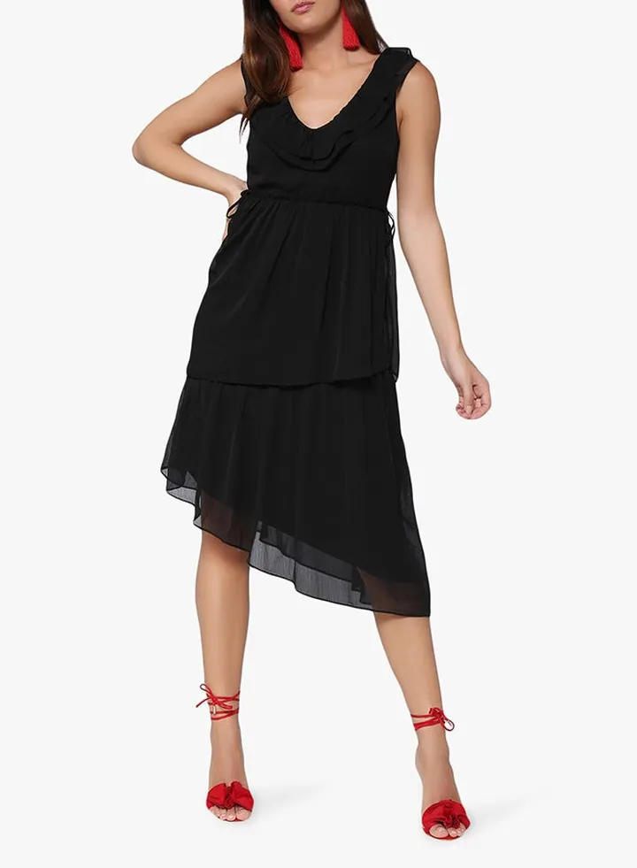 Calf Dress Black