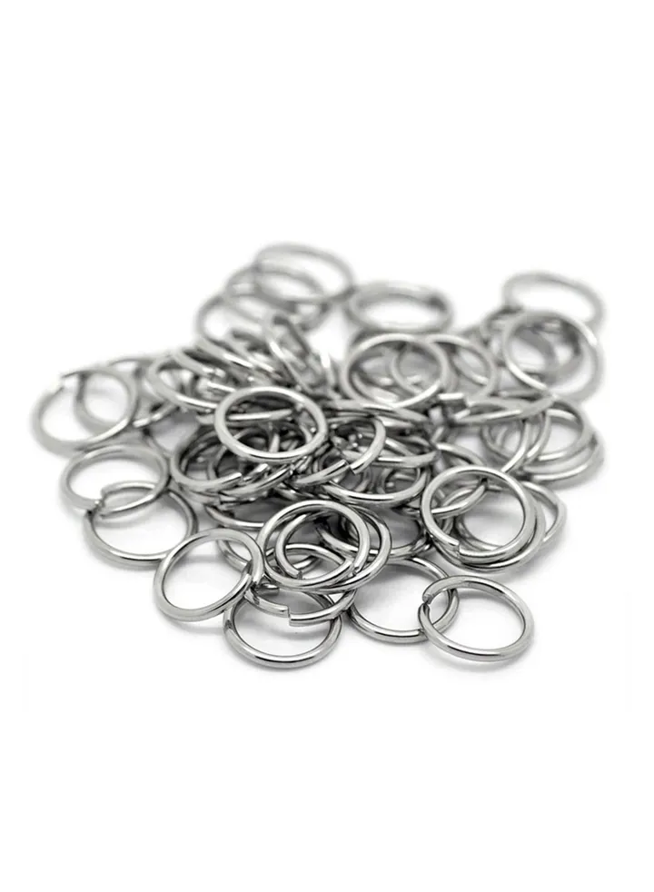 Silver Jump Rings ( 100 Pieces)