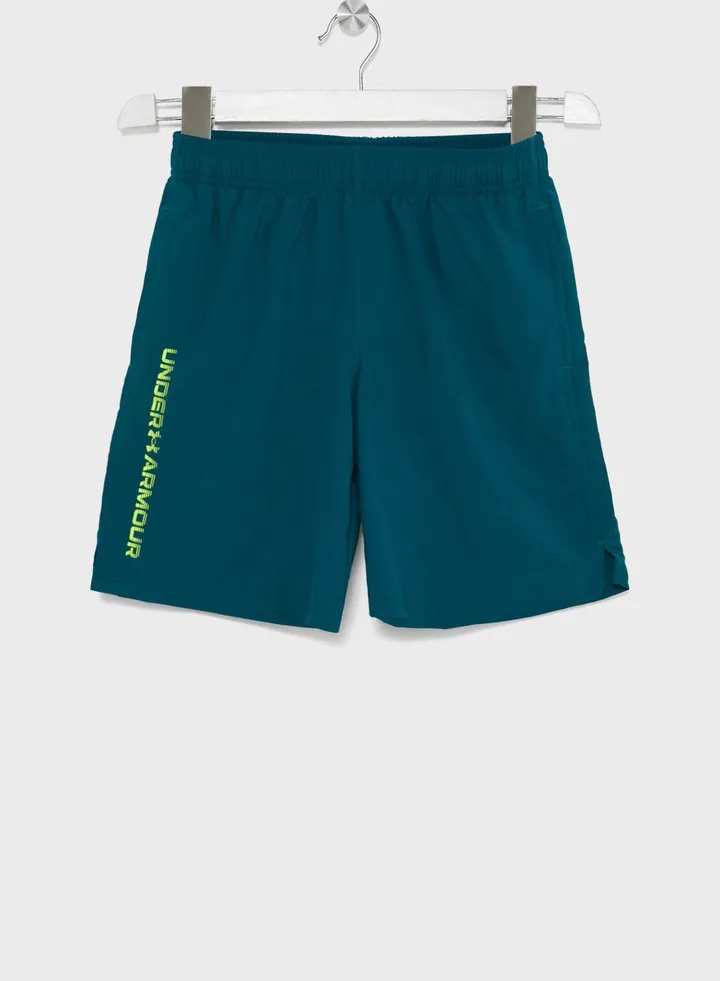 Boys' Woven Wordmark Shorts
