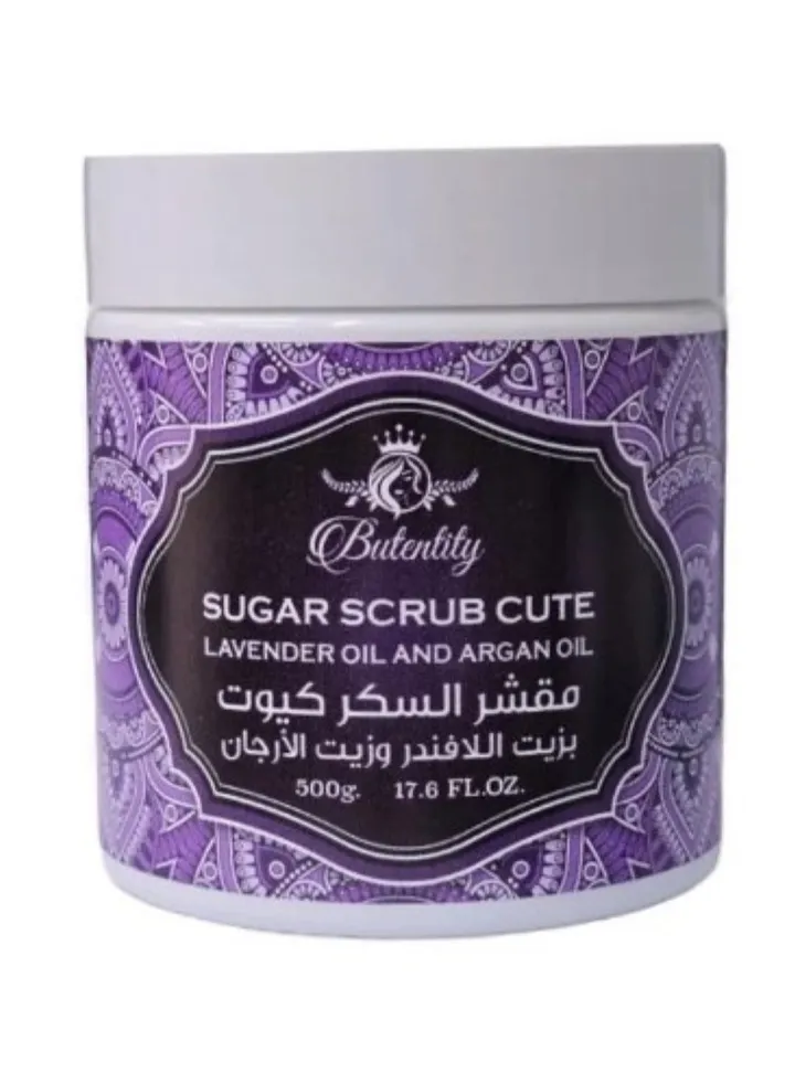 Sugar scrub with lavender oil and natural argan oil 500 grams