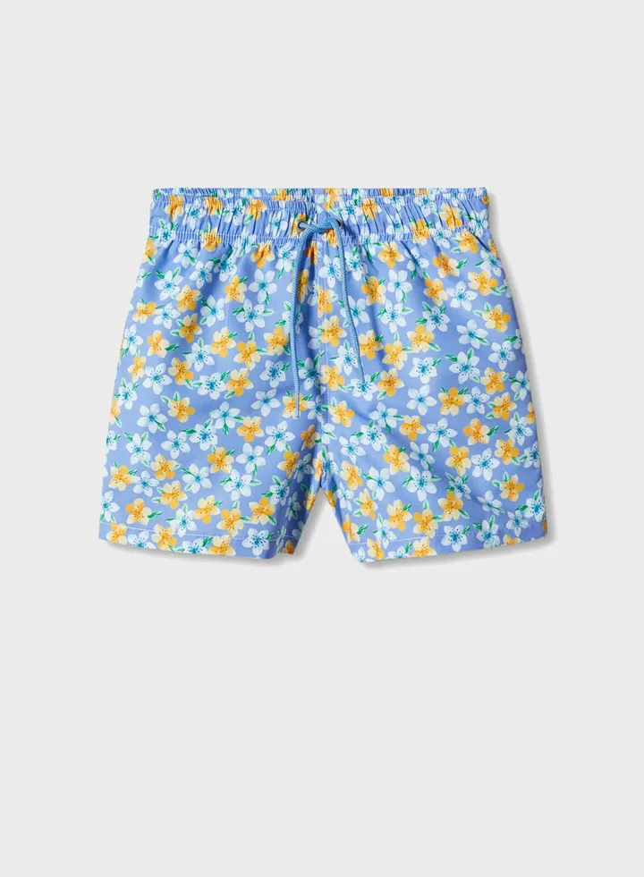 Kids Floral Bikini Shorts