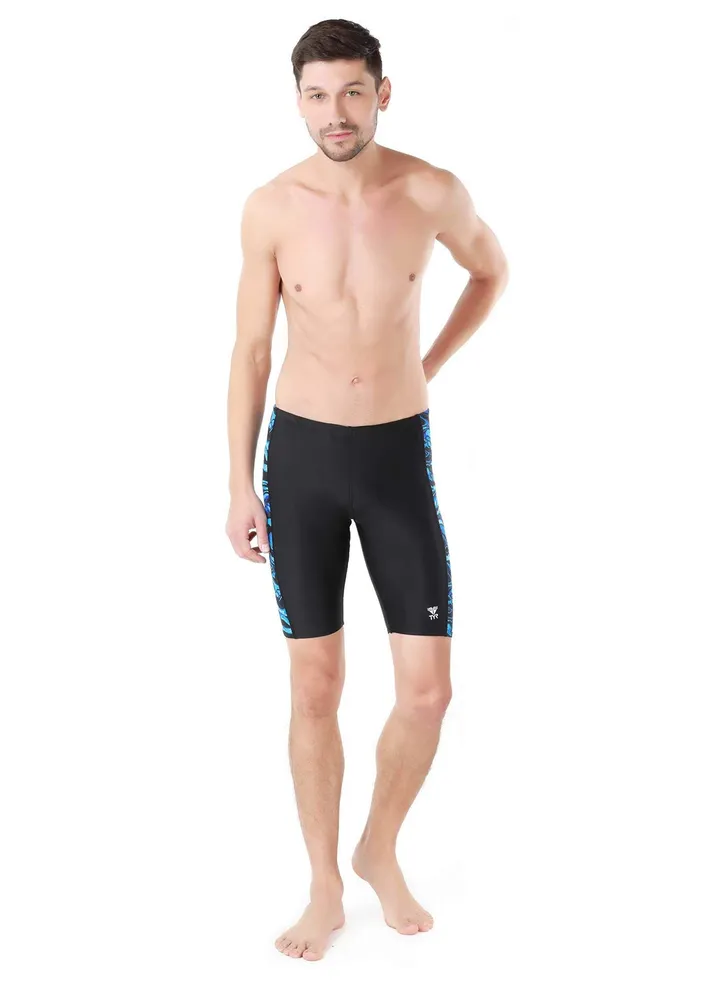 Alliance Splice Swimming Jammer for Men(Black/Blue,3XL)