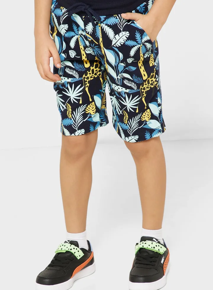 All Over Printed Shorts For Boys