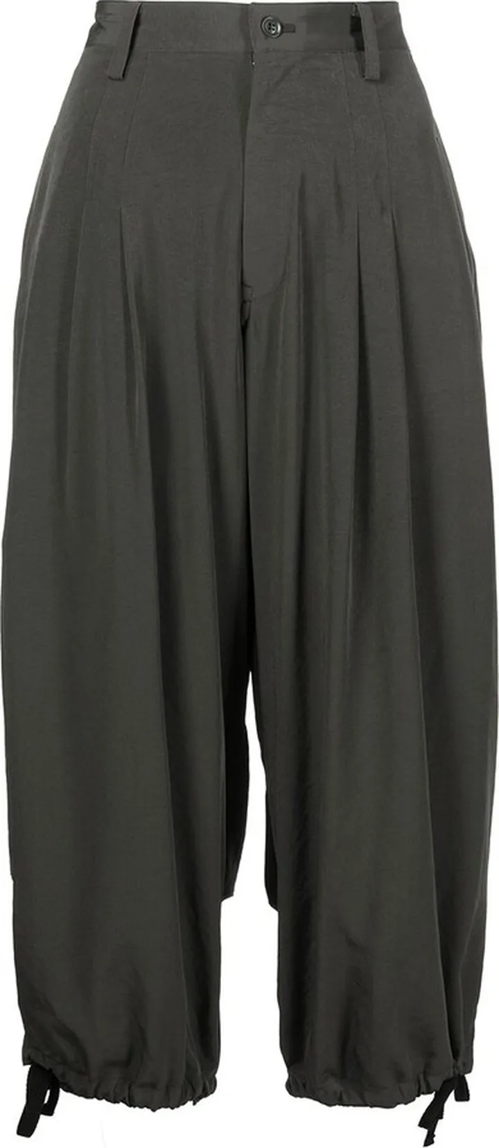 High-Waisted Drop-Crotch Pants