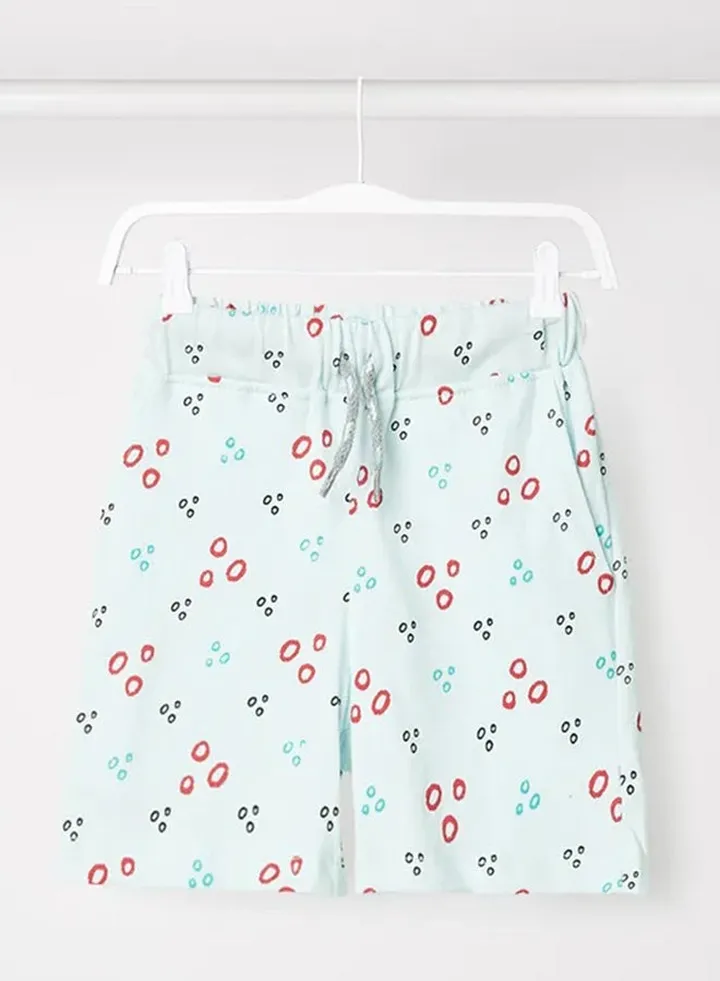 Boys Printed Casual Shorts Multicolour
