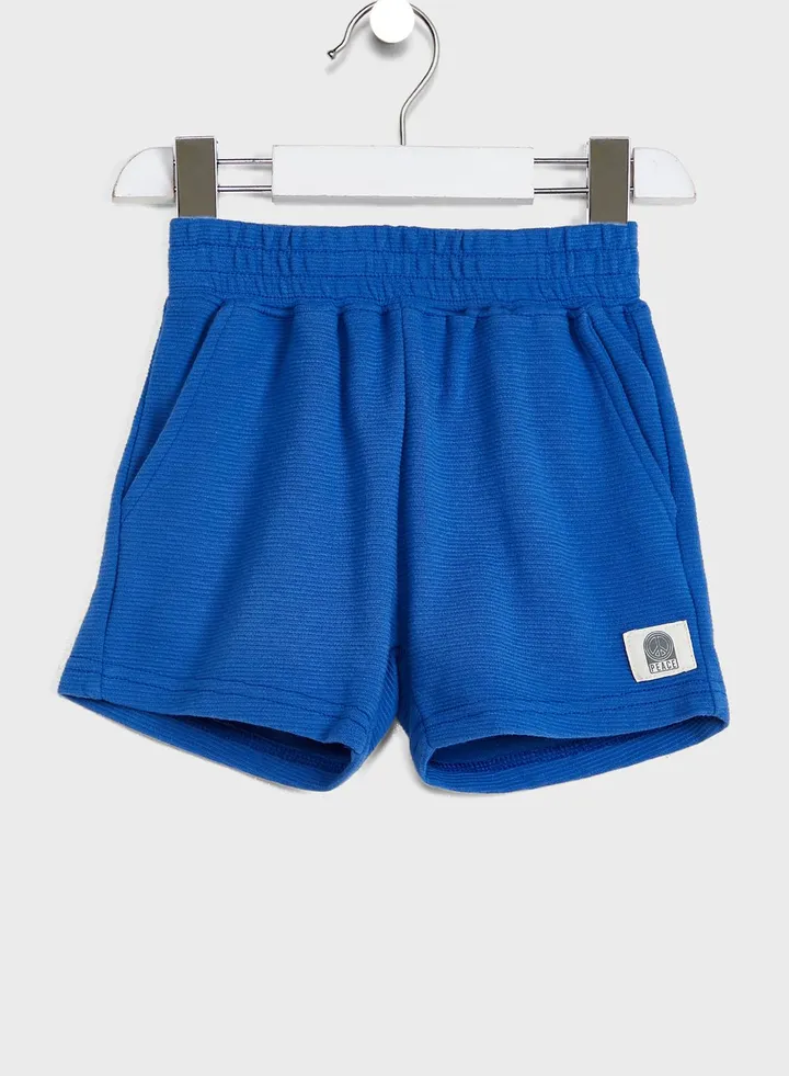 Kids Slogan Shorts