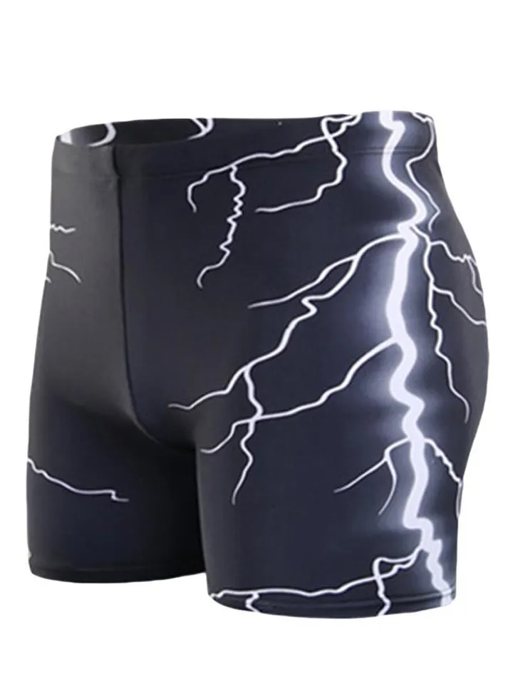 Lightning Breathable Swim Shorts Black/White