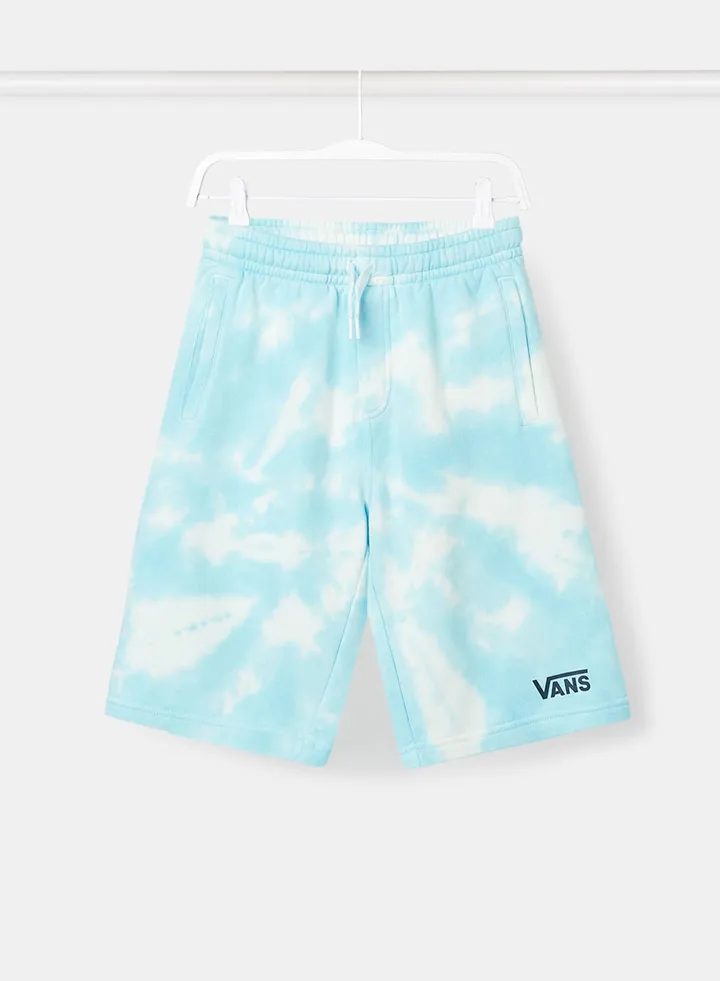 Boys Burst Tie Dye Fleece Shorts