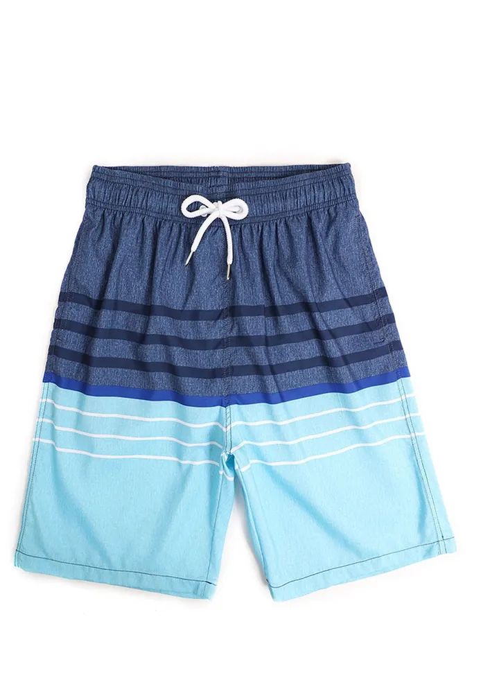 Sports Loose Breathable Swimming Shorts Blue