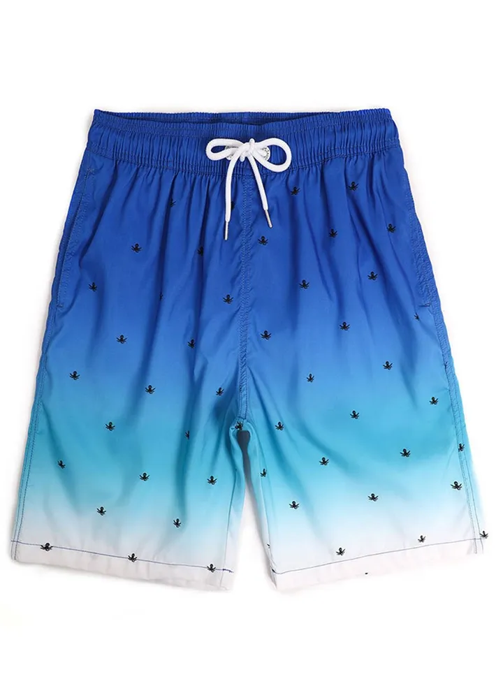 Sports Loose Breathable Swimming Shorts Blue