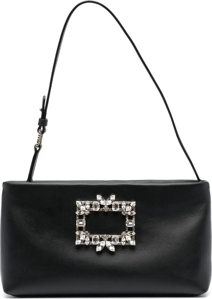 ROGER VIVIER- Nightlily Velvet Mini Bag