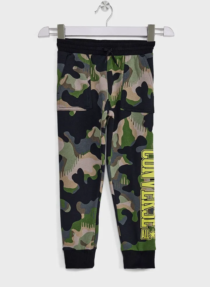Kids Camo Aop Fleece Sweatpants