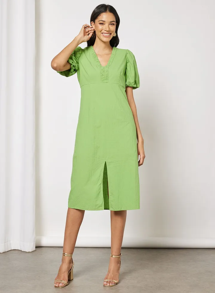 Puff Sleeve Dress