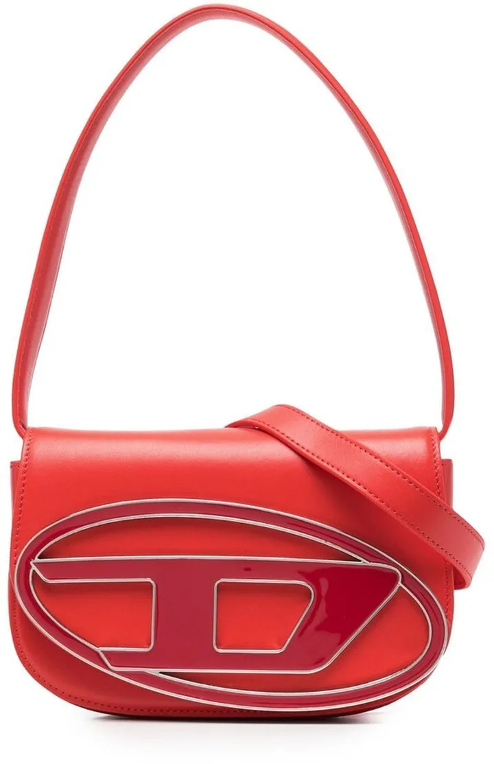 Logo-Plaque Leather Tote Bag