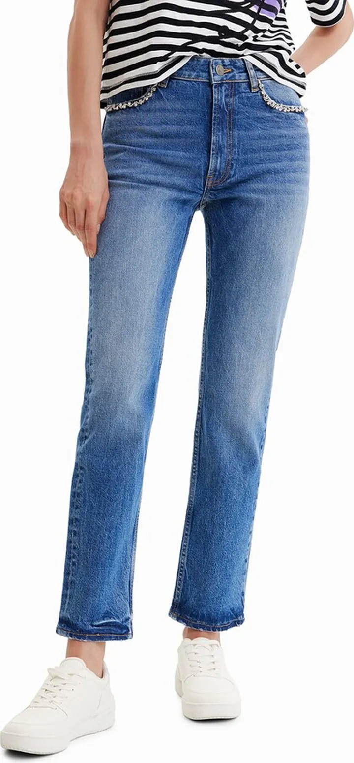 Desigual Women's Regular Woman Denim Long Trouser