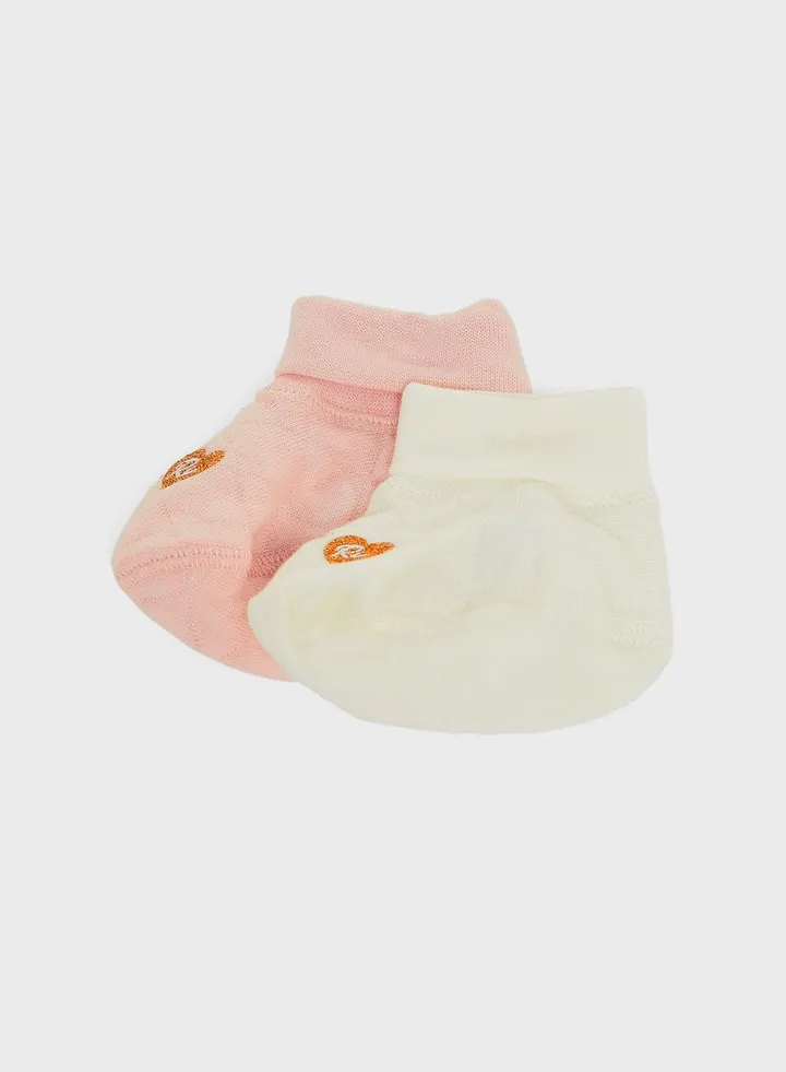 2 Pack Quilted Booties