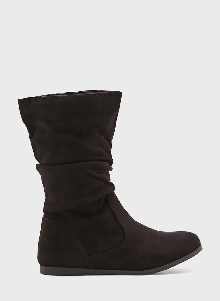 Kids Casual Slip On Boots