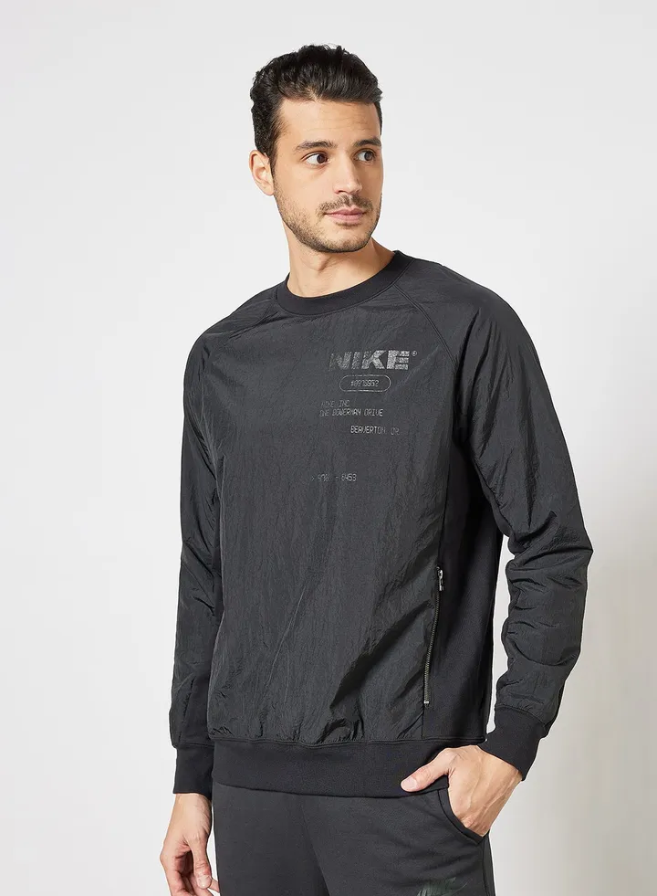NSW City Made French Terry Sweatshirt Black
