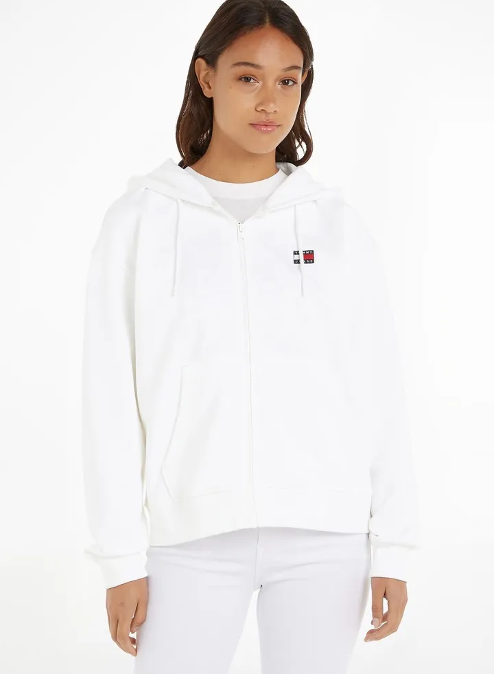 Logo Zip Through Hoodie