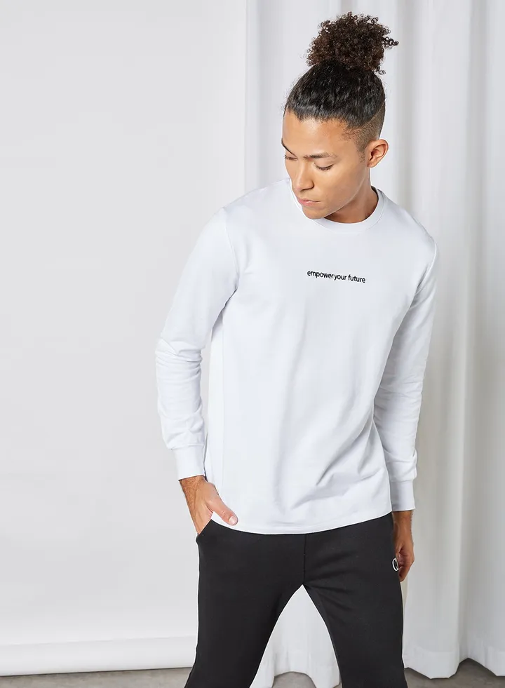 Fire Ice Sweatshirt White