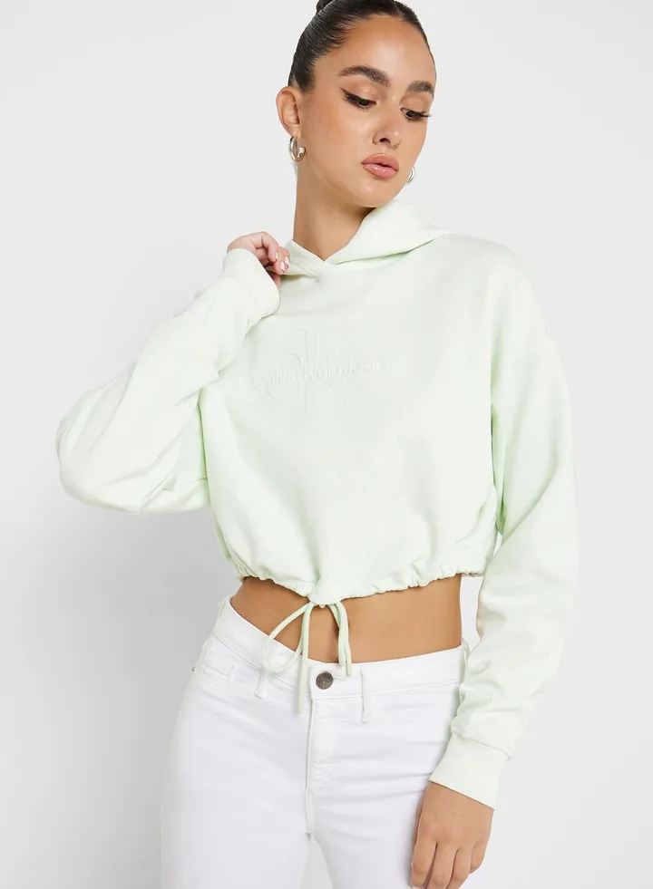 Logo Knitted Hoodie